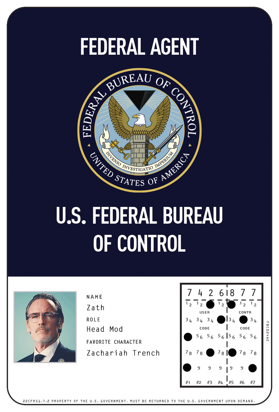 FBC Badge for Admin Zath.